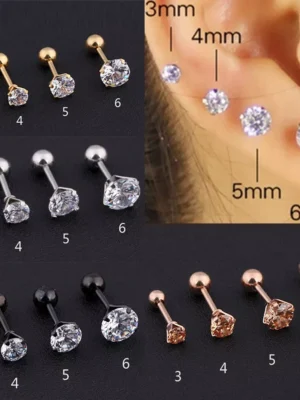 Stud Earrings Earrings Eardrop Ear Ring Stainless Steel Jewelry Women Jewelry